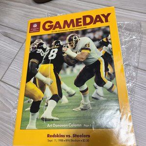 9/11/1988 Washington Redskins Offcl Pro Publication Magazine.Make me an OFFER!